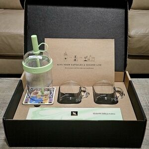 Nespresso Pistachio Iced Tumbler Gift Set